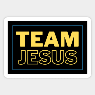 Team Jesus | Christian Typography Magnet